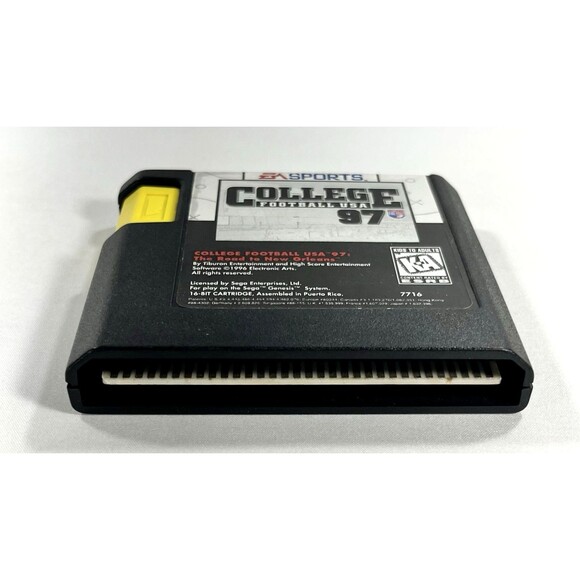College Football USA 97 for Sega Genesis EA Sports Vintage Cartridge Only Tested - Picture 4 of 6
